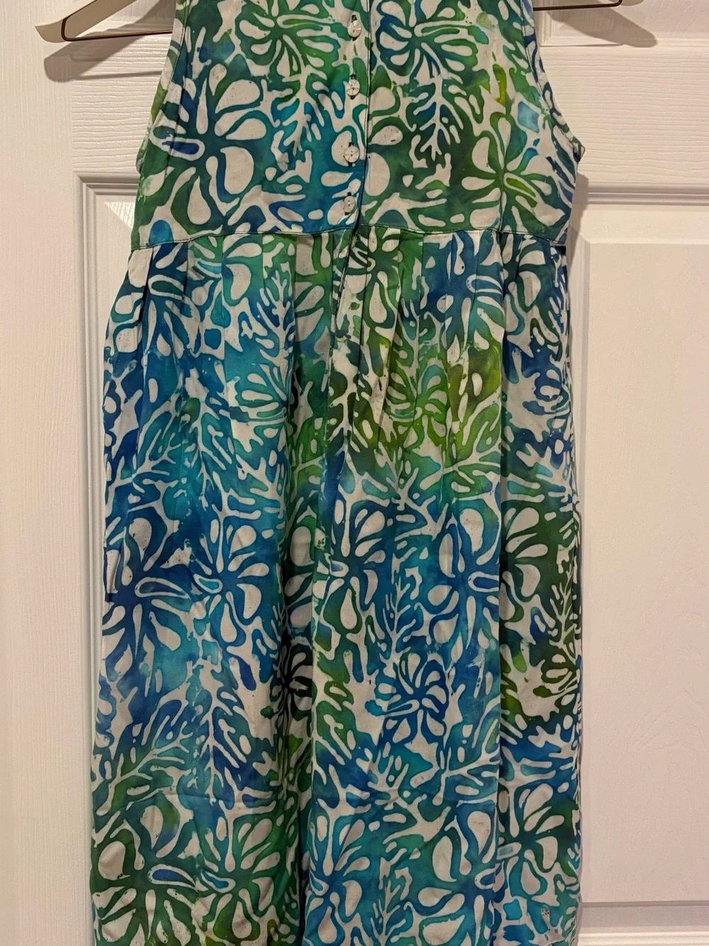 Girls Blue Ginger Sun Dress - Size 8